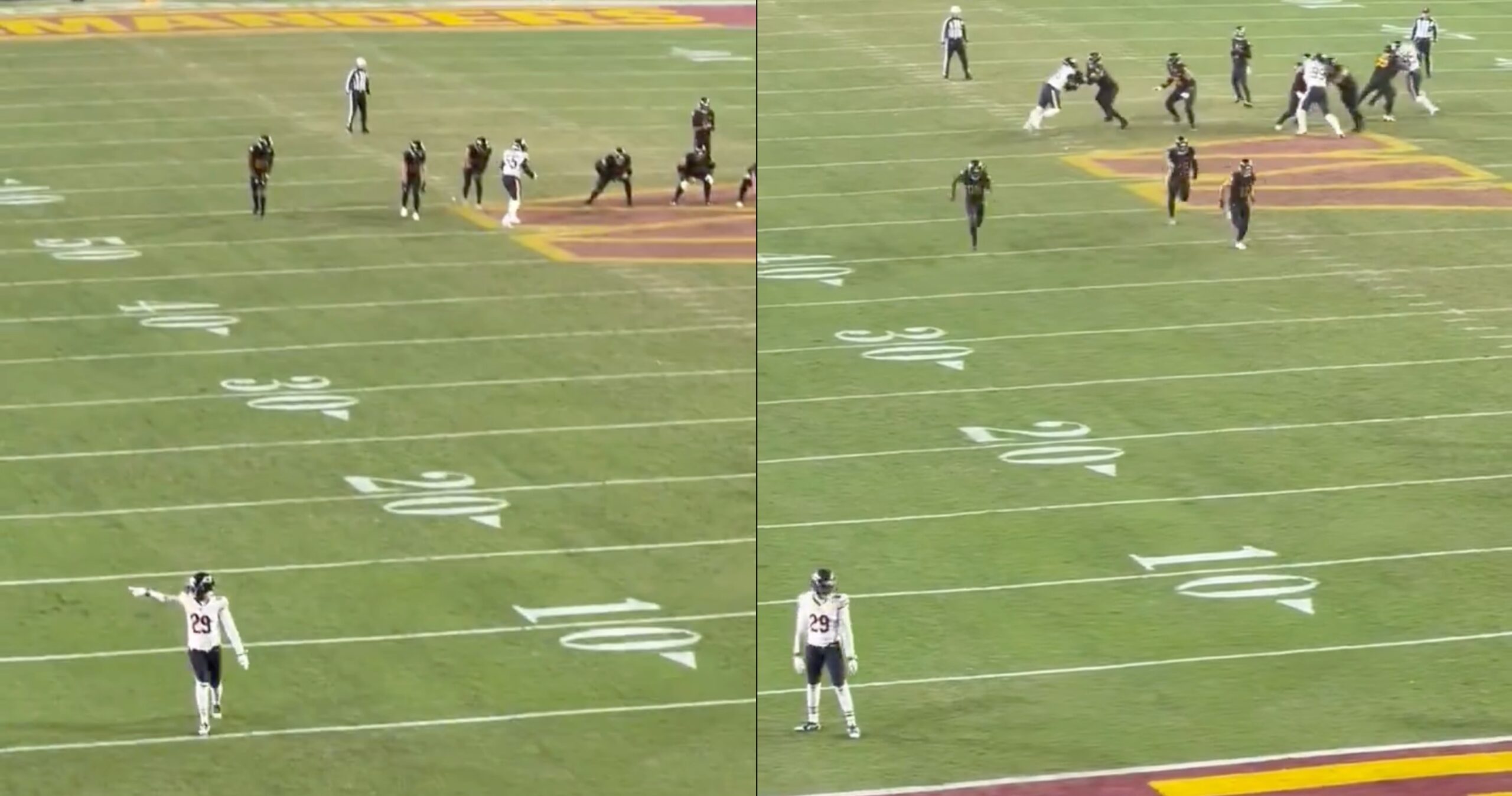 Bears DB Tyrique Stevenson Was Taunting Fans As Hail Mary Was Being