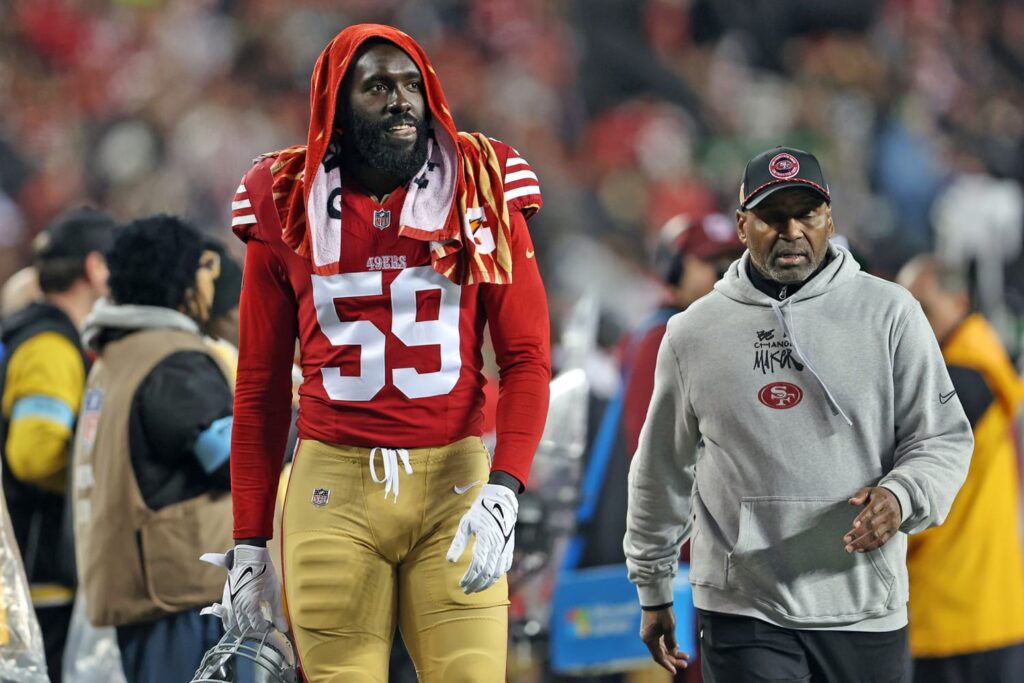 BREAKING: Kyle Shanahan Says De'Vondre Campbell Won't Be Apart Of 49ers ...