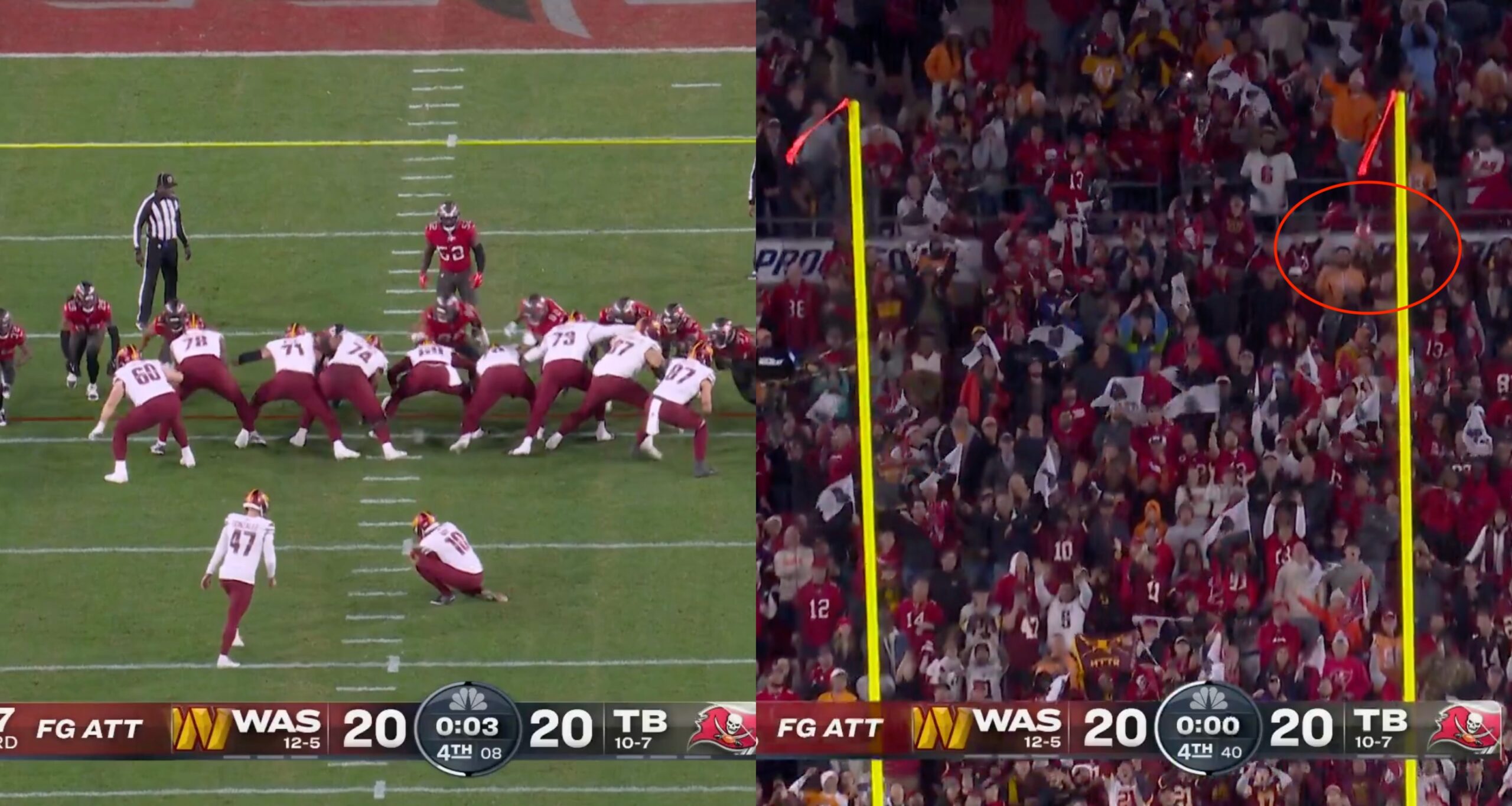 Commanders Defeat The Buccaneers After Field Goal Goes Through After