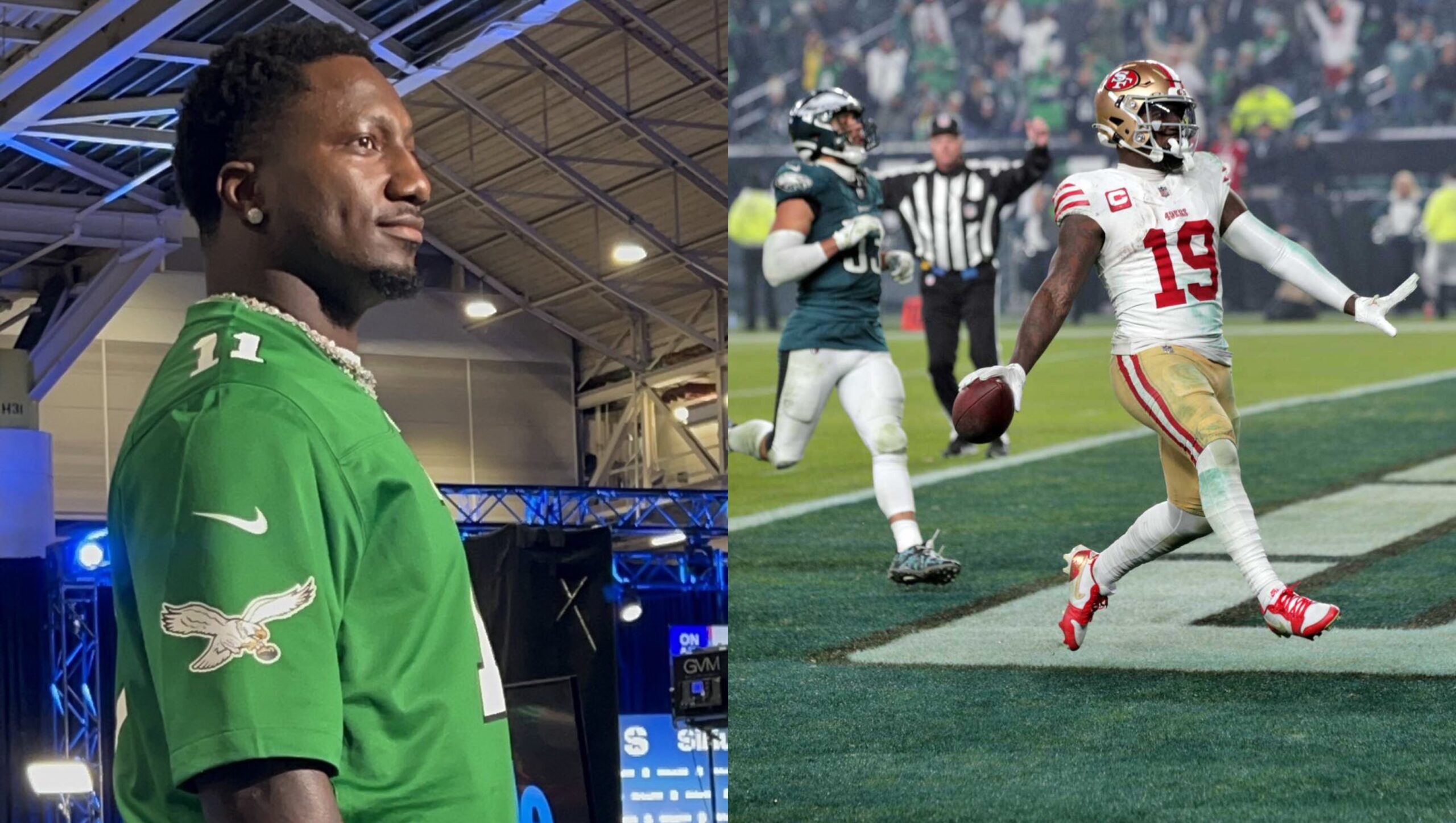 Deebo Samuel Shows Up To Super Bowl 59 In New Orleans Wearing An Eagles  Jersey - Daily Snark