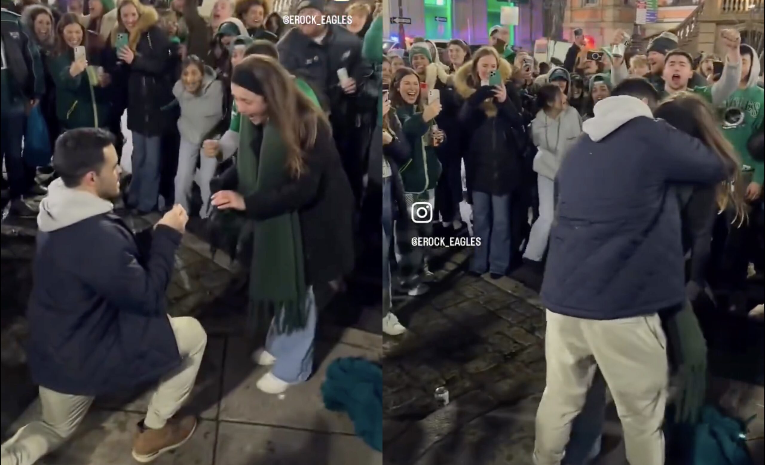 Eagles Fan Proposes To Girlfriend During Super Bowl Celebrations In ...