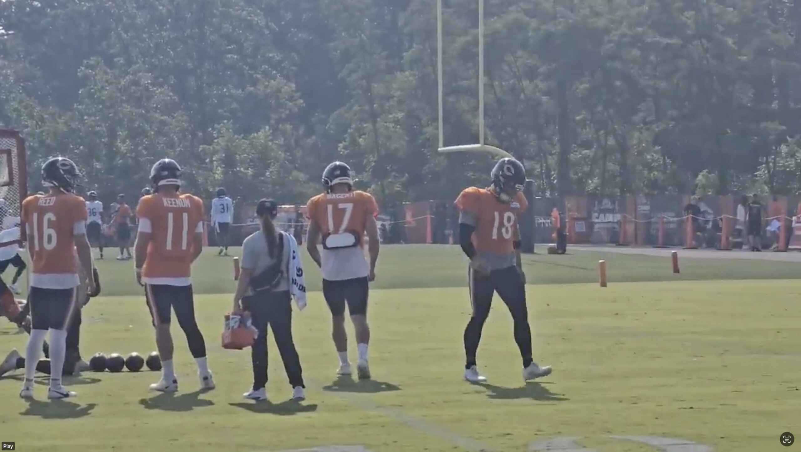 Caleb Williams Going Viral For Reaction To Bad Throws During Training Camp  Practice - Daily Snark