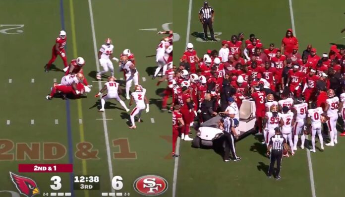 Cardinals' James Conner Carted To The Locker Room After Suffering ...