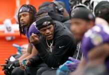 Lamar Jackson Ruled Out For Sunday’s Game Against Bears, Set To Return Next Thursday vs Dolphins