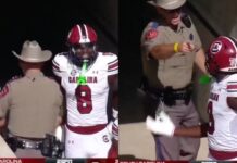 Trooper Involved In Sideline Altercation With South Carolina Players “Relieved Of GameDay Duties”