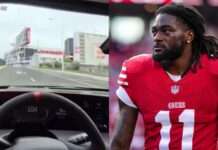 Brandon Aiyuk Posts Disturbing Video Speeding Past 49ers’ Levi’s Stadium Going Over 100MPH