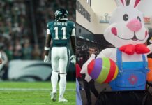 Eagles Brought A “Positivity Rabbit” To Help Boost Positivity In Locker Room