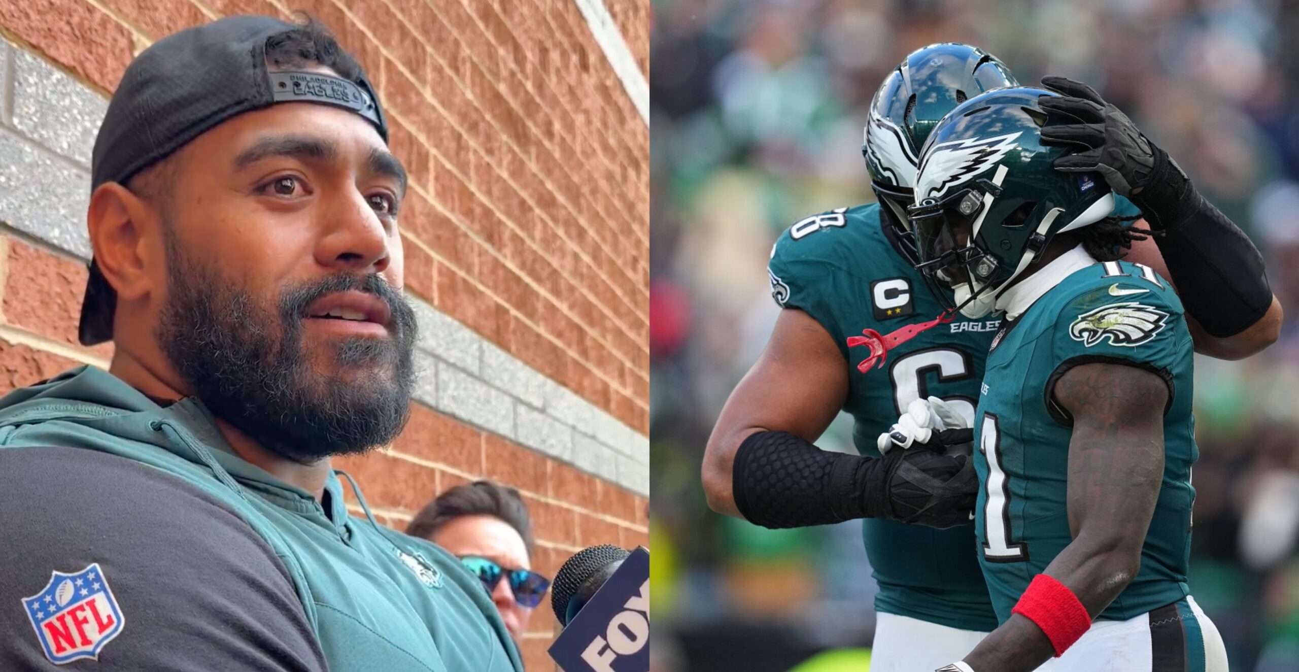 Eagles' Jordan Mailata On A.J. Brown Trade: 