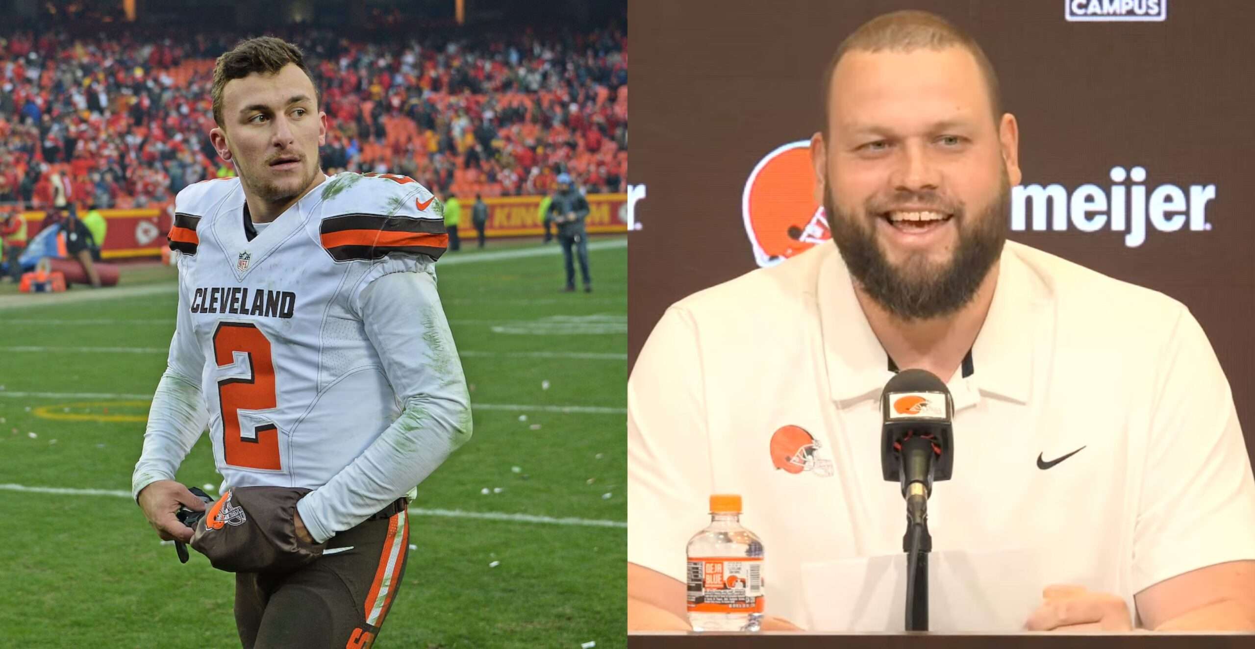 Joel Bitonio Takes Shot At Johnny Manziel During Browns Retirement Presser: 