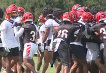 Wild Brawl Breaks Out During Bengals Training Camp Practice Involving Ja’Marr Chase (VIDEO)