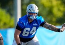 Lions Starting Center Cade Mays Fractured His Wrist And Will Miss ‘Significant’ Time