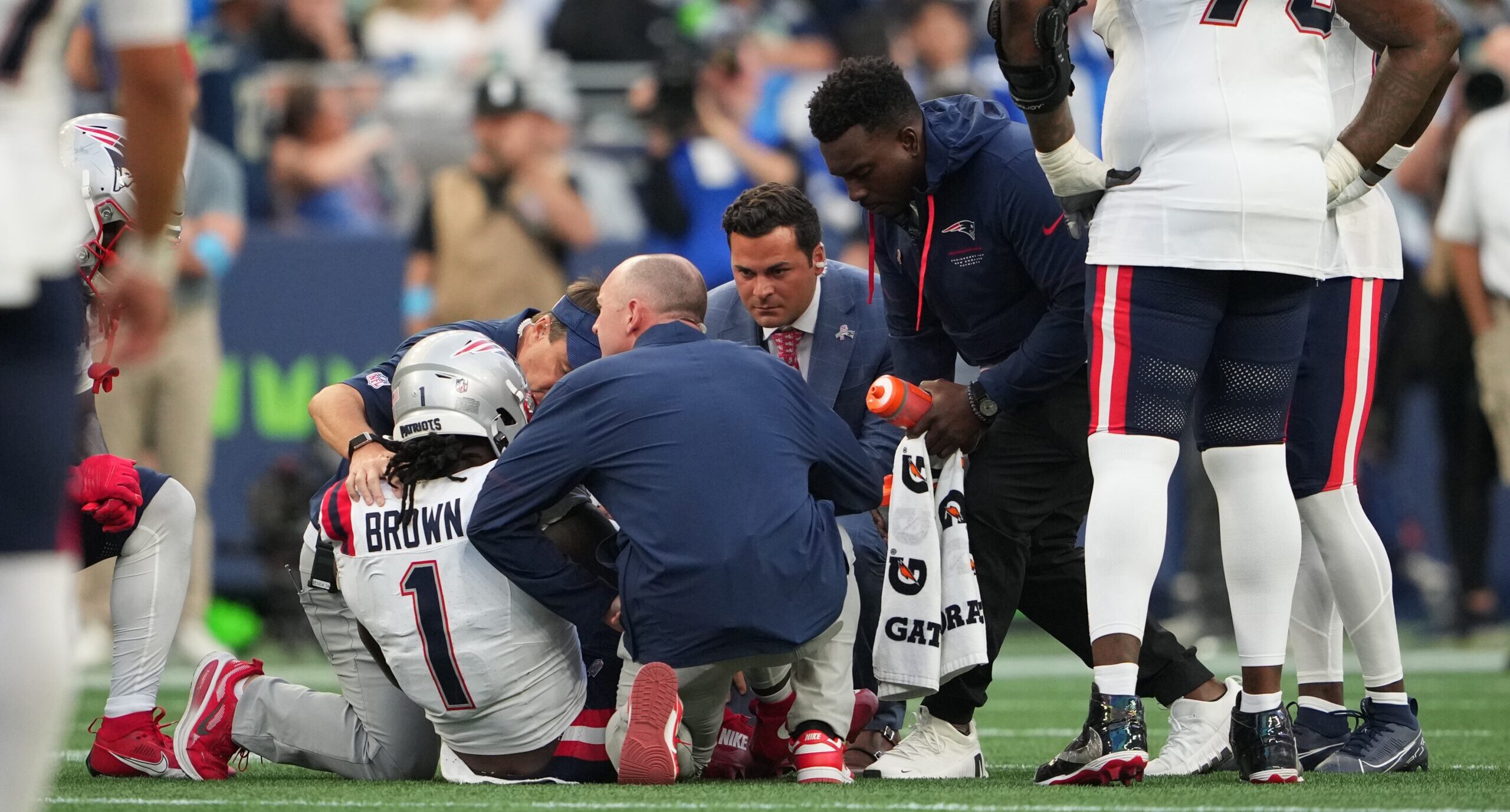 A.J. Brown Has Been Ruled Out For Remainder Of Game vs Seahawks With Ankle Injury