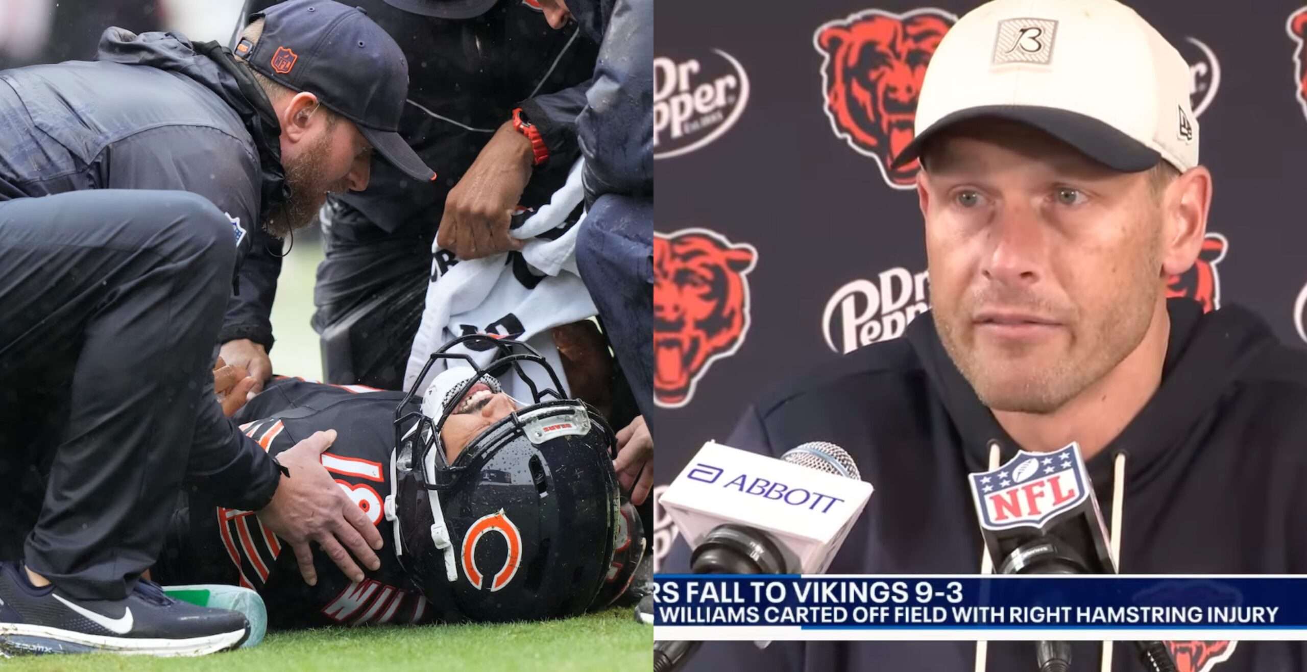 Ben Johnson Says Caleb Williams Suffered A Hamstring Injury, Avoided Knee Injury