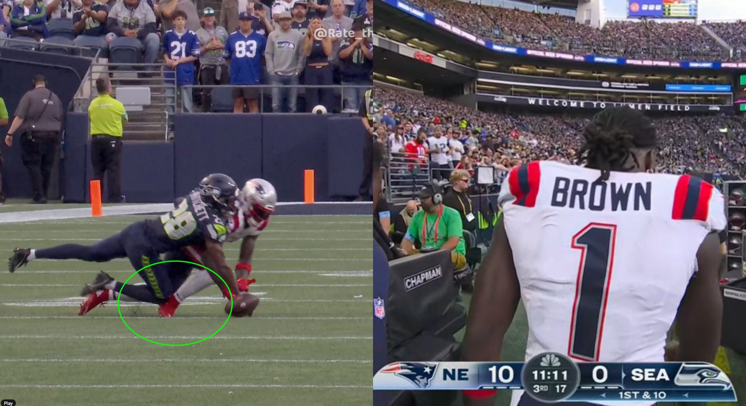 AJ Brown Leaves Game After Suffering Ankle Injury vs Seahawks