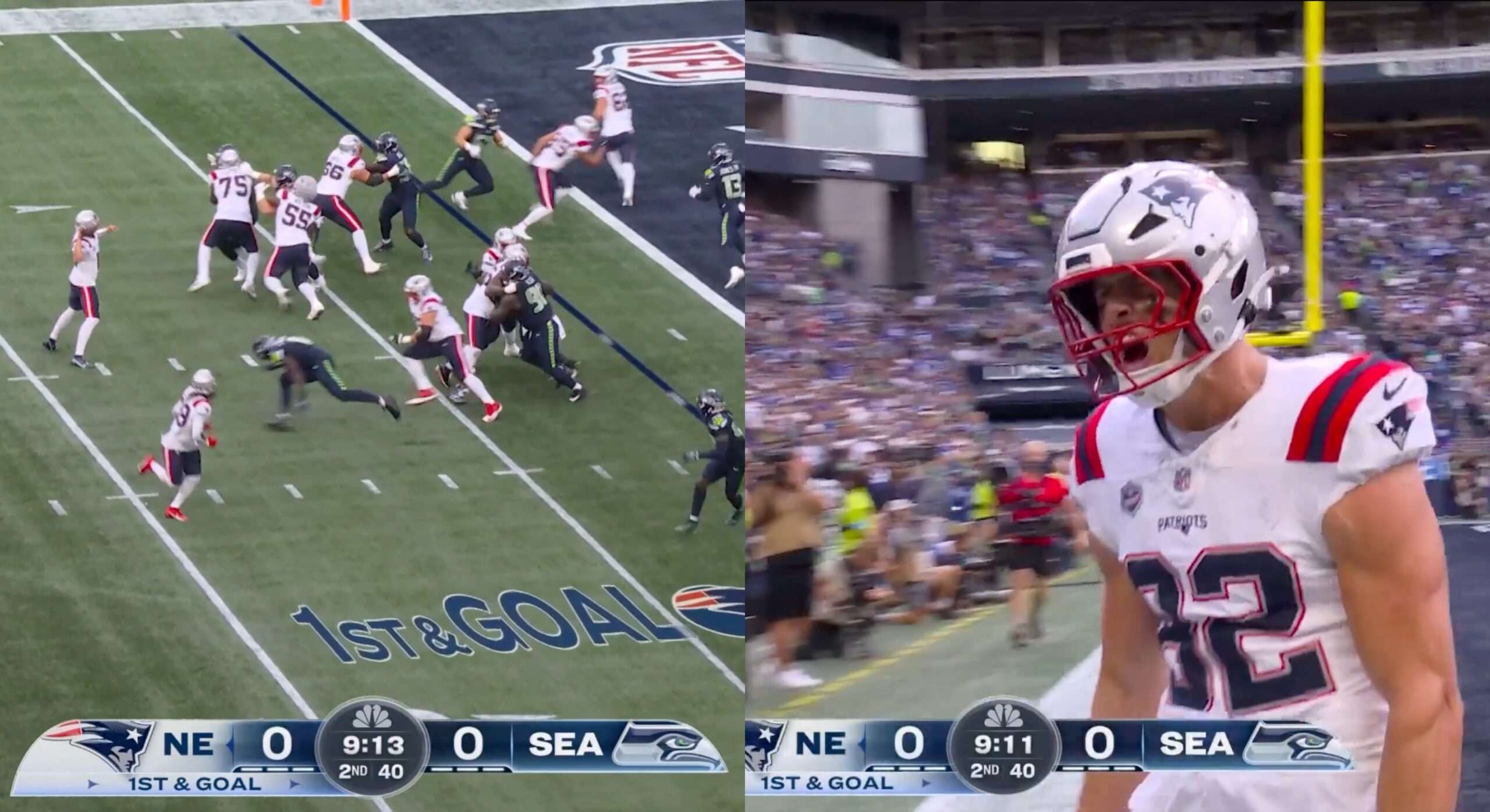 Patriots' Drake Maye Finds Rookie TE Eli Raridon For First TD Of The Season (VIDEO) - Daily Snark
