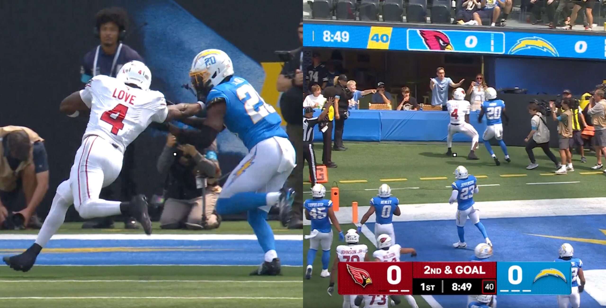 Jeremiyah Love Scores His First TD Of His NFL Career On First Drive Of Game vs Chargers (VIDEO)