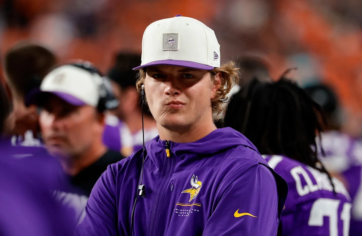 Vikings Have Demoted J.J. McCarthy To Third String, Announce Carson Wentz Will Be Backup QB