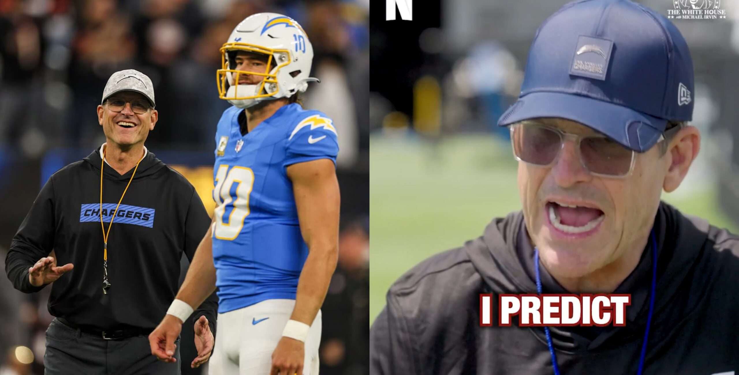 Jim Harbaugh Says Justin Herbert Will Be The Greatest Quarterback Ever (VIDEO)
