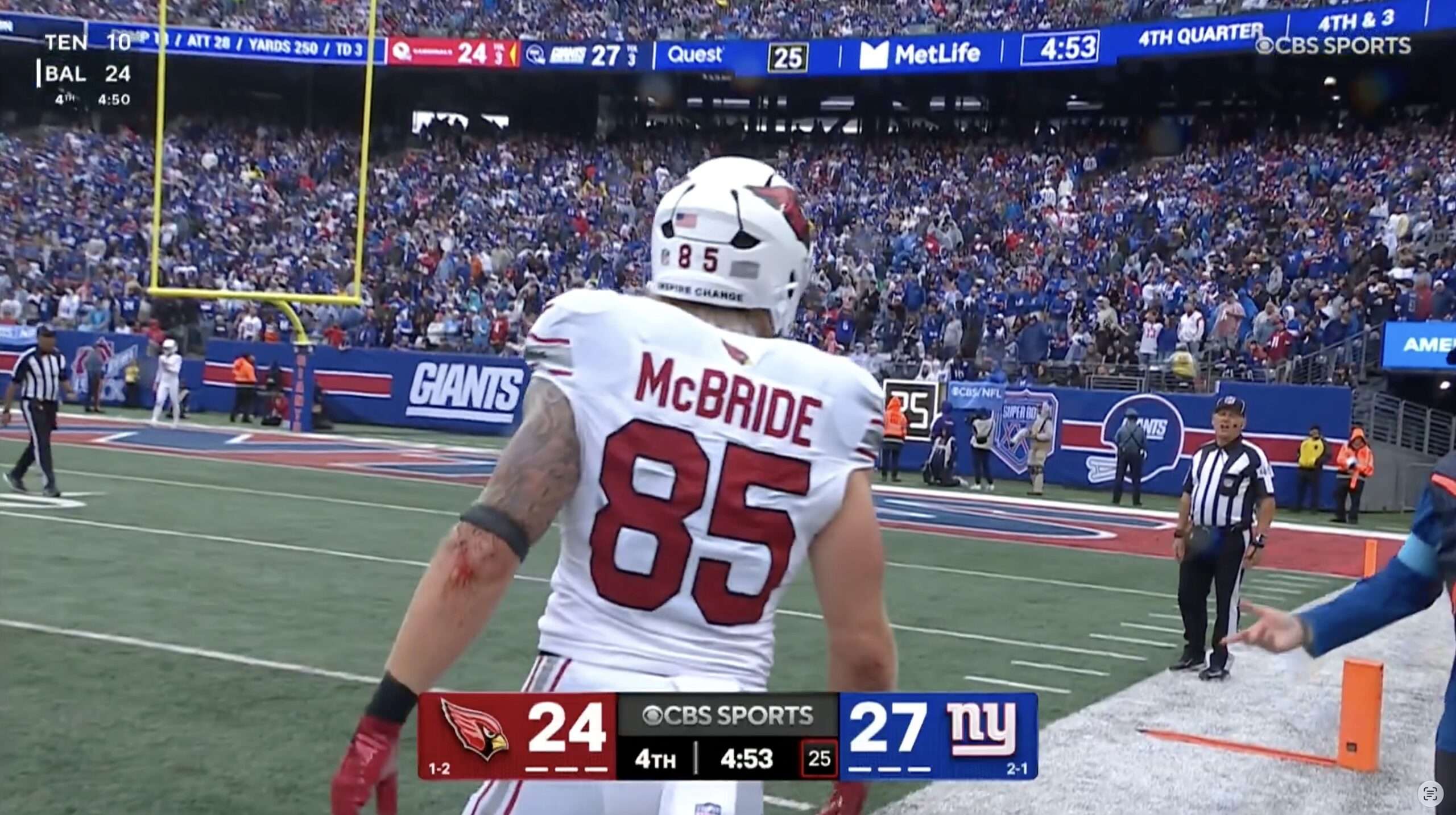 NFL Is Investigating Referee Who Cursed At Cardinals TE Trey McBride, NFLPA Issues Statement - Daily Snark