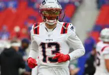 Patriots Have Placed WR Mack Hollins On Injured Reserve With Calf Injury